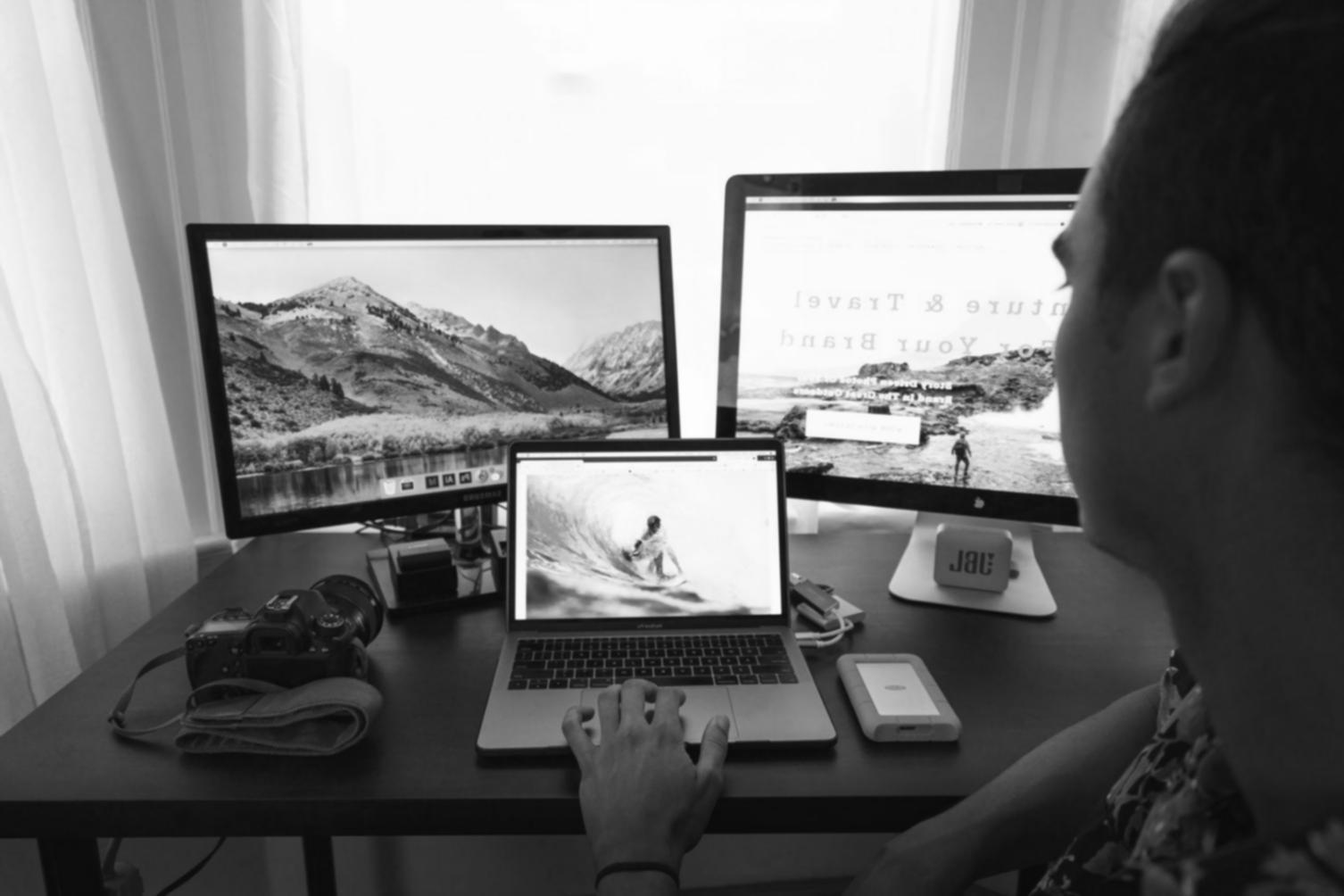Financial analysis training materials and workspace